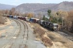 NS 7618 leads train 11Z into Enola yard